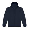 B&C cipzáras kapucnis férfi pulóver O48, Navy-XS
