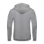 B&C cipzáras kapucnis férfi pulóver O48, Heather Grey-M