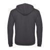 B&C cipzáras kapucnis férfi pulóver O48, Anthracite-2XL