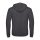 B&C cipzáras kapucnis férfi pulóver O48, Anthracite-2XL