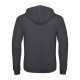 B&C cipzáras kapucnis férfi pulóver O48, Anthracite-2XL