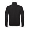 B&C galléros férfi pulóver, elején végig cipzárral O49, Black-L