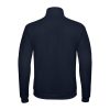 B&C galléros férfi pulóver, elején végig cipzárral O49, Navy-2XL