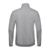 B&C galléros férfi pulóver, elején végig cipzárral O49, Heather Grey-S