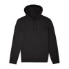 B&C kapucnis férfi pulóver kétoldali zsebekkel O78, Black Pure-S