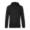 B&C kapucnis férfi pulóver kétoldali zsebekkel O78, Black Pure-L