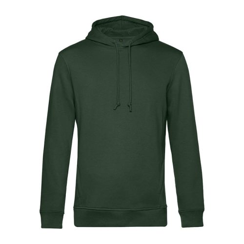 B&C kapucnis férfi pulóver kétoldali zsebekkel O78, Forest Green-2XL