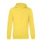 B&C kapucnis férfi pulóver kétoldali zsebekkel O78, Yellow Fizz-2XL