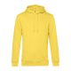 B&C kapucnis férfi pulóver kétoldali zsebekkel O78, Yellow Fizz-2XL