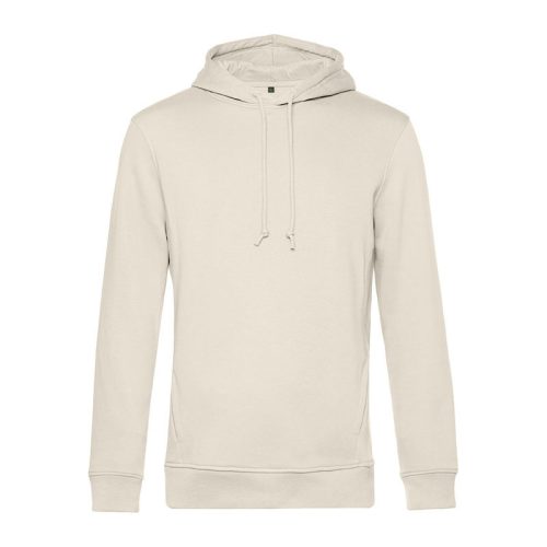 B&C kapucnis férfi pulóver kétoldali zsebekkel O78, Off White-S