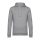 B&C kapucnis férfi pulóver kétoldali zsebekkel O78, Heather Grey-S