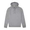 B&C kapucnis férfi pulóver kétoldali zsebekkel O78, Heather Grey-S