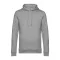 B&C kapucnis férfi pulóver kétoldali zsebekkel O78, Heather Grey-XL