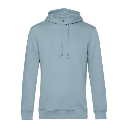 B&C kapucnis férfi pulóver kétoldali zsebekkel O78, Blue Fog-XL