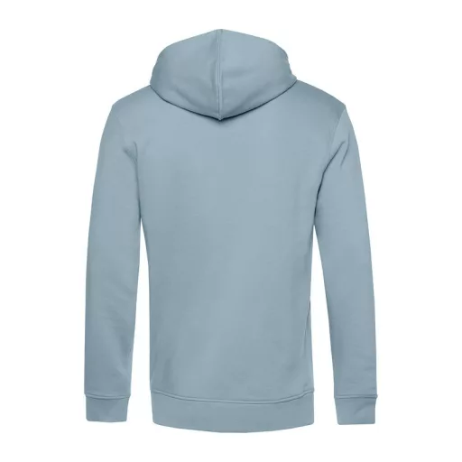 B&C kapucnis férfi pulóver kétoldali zsebekkel O78, Blue Fog-XL