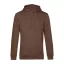 B&C kapucnis férfi pulóver kétoldali zsebekkel O78, Mocha Brown-XL