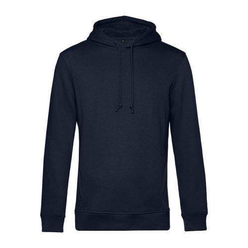 B&C kapucnis férfi pulóver kétoldali zsebekkel O78, Night Navy Blue-S
