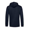 B&C kapucnis férfi pulóver kétoldali zsebekkel O78, Night Navy Blue-S