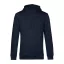 B&C kapucnis férfi pulóver kétoldali zsebekkel O78, Night Navy Blue-M