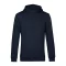 B&C kapucnis férfi pulóver kétoldali zsebekkel O78, Night Navy Blue-2XL