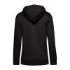 B&C kapucnis Női pulóver kétoldali zsebekkel O79, Black Pure-2XL