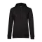 B&C kapucnis Női pulóver kétoldali zsebekkel O79, Black Pure-XS