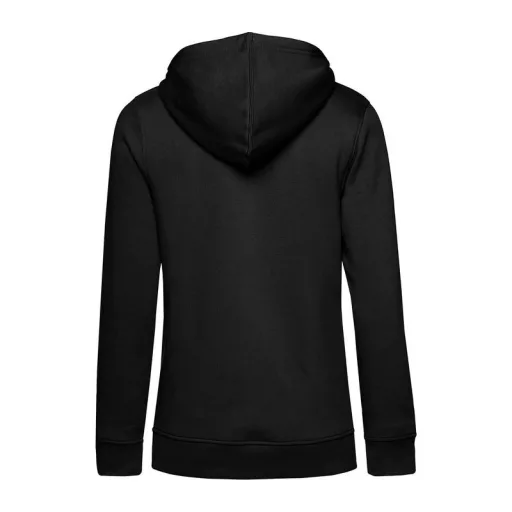 B&C kapucnis Női pulóver kétoldali zsebekkel O79, Black Pure-XS