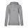 B&C kapucnis Női pulóver kétoldali zsebekkel O79, Heather Grey-S