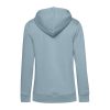 B&C kapucnis Női pulóver kétoldali zsebekkel O79, Blue Fog-XS
