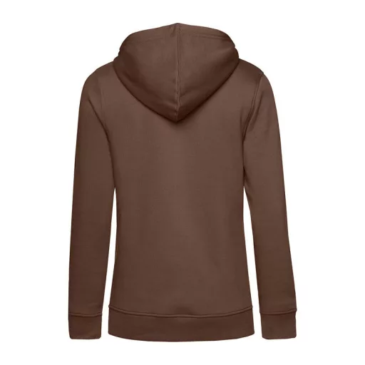 B&C kapucnis Női pulóver kétoldali zsebekkel O79, Mocha Brown-XL