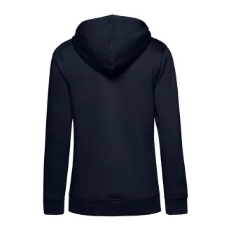  B&C kapucnis Női pulóver kétoldali zsebekkel O79, Night Navy Blue-M