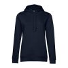 B&C kapucnis Női pulóver kétoldali zsebekkel O79, Night Navy Blue-XS