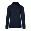 B&C kapucnis Női pulóver kétoldali zsebekkel O79, Night Navy Blue-XS
