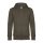 B&C cipzáros kapucnis férfi pulóver kétoldali zsebekkel O86, Khaki-2XL