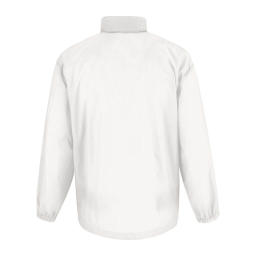 B&C SIROCCO széldzseki rejtett kapucnival BS02, White-S