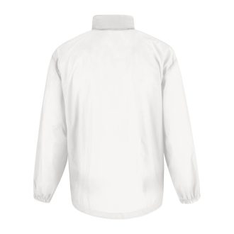 B&C SIROCCO széldzseki rejtett kapucnival BS02, White-M