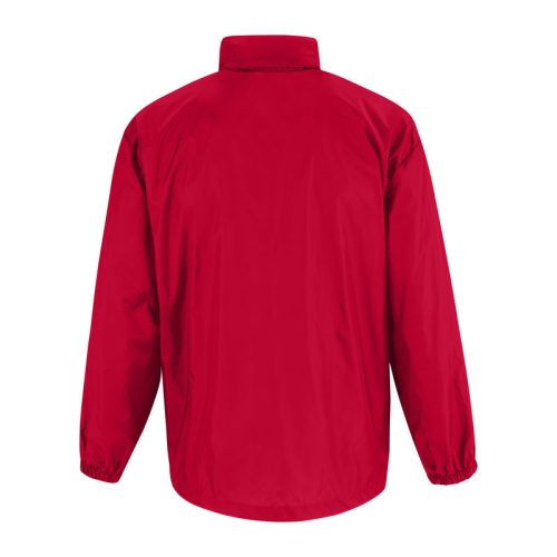 B&C SIROCCO széldzseki rejtett kapucnival BS02, Red-S