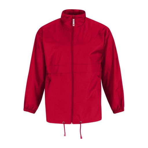 B&C SIROCCO széldzseki rejtett kapucnival BS02, Red-L