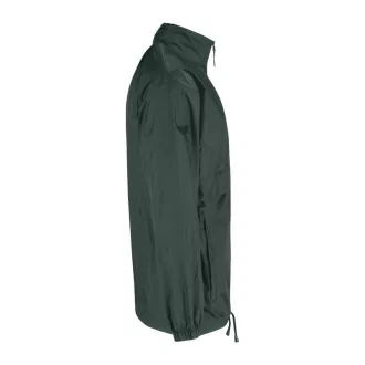  B&C SIROCCO széldzseki rejtett kapucnival BS02, Bottle Green-M