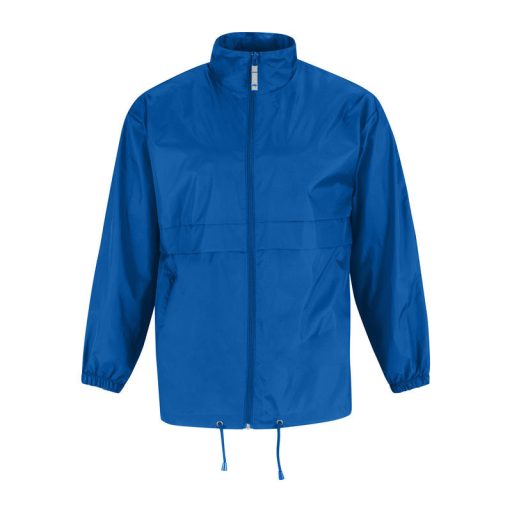 B&C SIROCCO széldzseki rejtett kapucnival BS02, Royal Blue-S