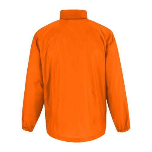 B&C SIROCCO széldzseki rejtett kapucnival BS02, Orange-S