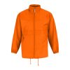 B&C SIROCCO széldzseki rejtett kapucnival BS02, Orange-S