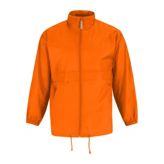 B&C SIROCCO széldzseki rejtett kapucnival BS02, Orange-M
