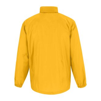   B&C SIROCCO széldzseki rejtett kapucnival BS02, Yellow Gold-S