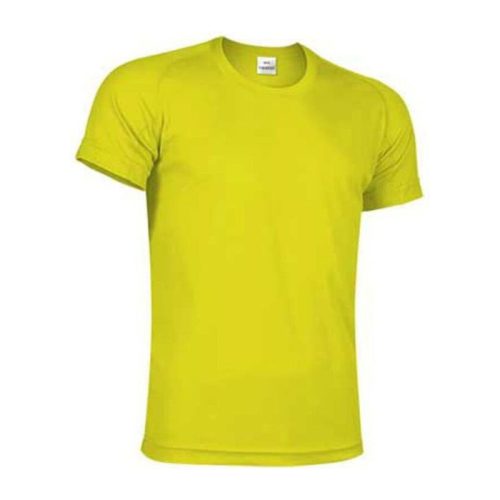 Valento RESISTANCE lélegző, unisex, rövid ujjú technikai póló, Neon Yellow-2XL