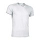 Valento RESISTANCE lélegző, unisex, rövid ujjú technikai póló, White-S