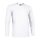 Valento TIGER, unisex hosszú ujjú pamut póló, White-2XL