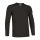 Valento TIGER, unisex hosszú ujjú pamut póló, Black-2XL
