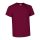 Valento RACING, unisex, környakas rövid ujjú póló, Mahogany Garnet-M