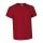 Valento RACING, unisex, környakas rövid ujjú póló, Lotto Red-4XL